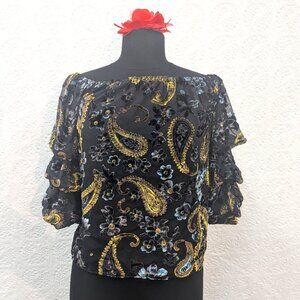 Stunning top by Chelsea & Violet - XS - Burnout Velvet